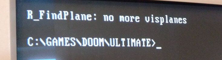 SIGIL DOOM R_FindPlane: No More VisPlanes Error On MSDOS