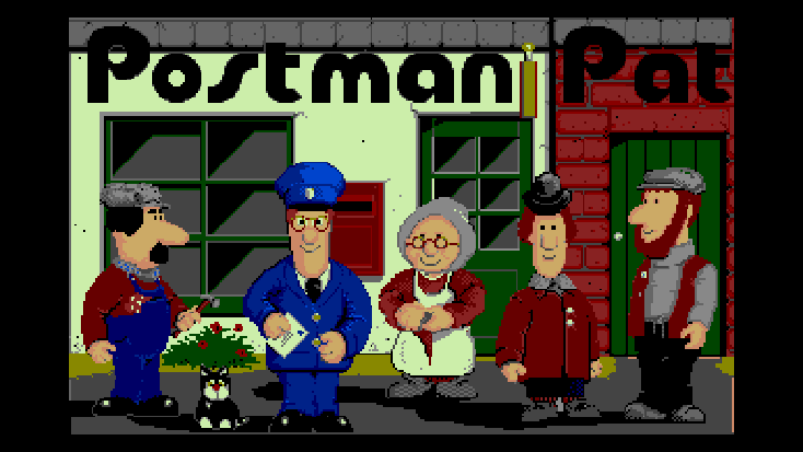 Postman Pat Title Screen